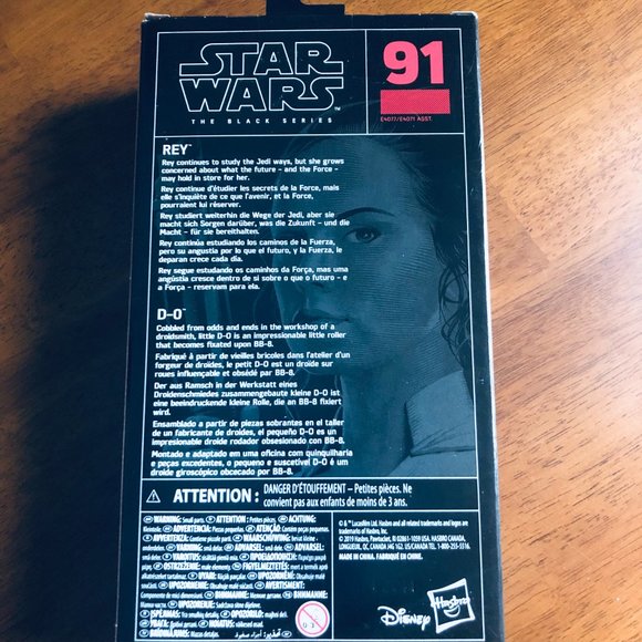 Star Wars The Black Series Rey & D-0 Action Figures - Picture 7 of 7